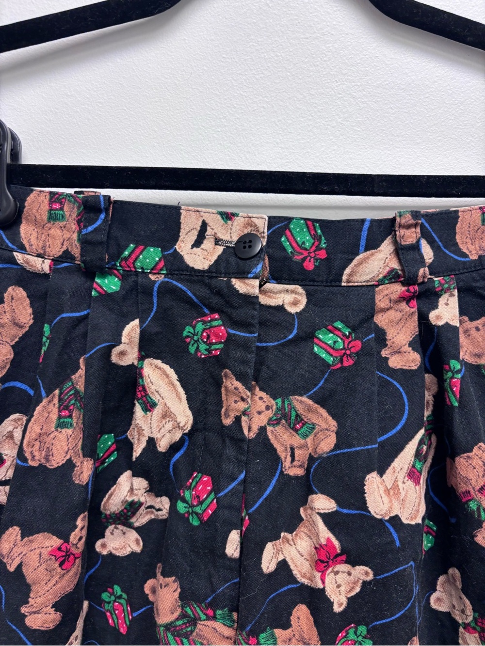 Vintage Sharon Young Christmas Gift Teddy Bear Shorts - Picture 3 of 10